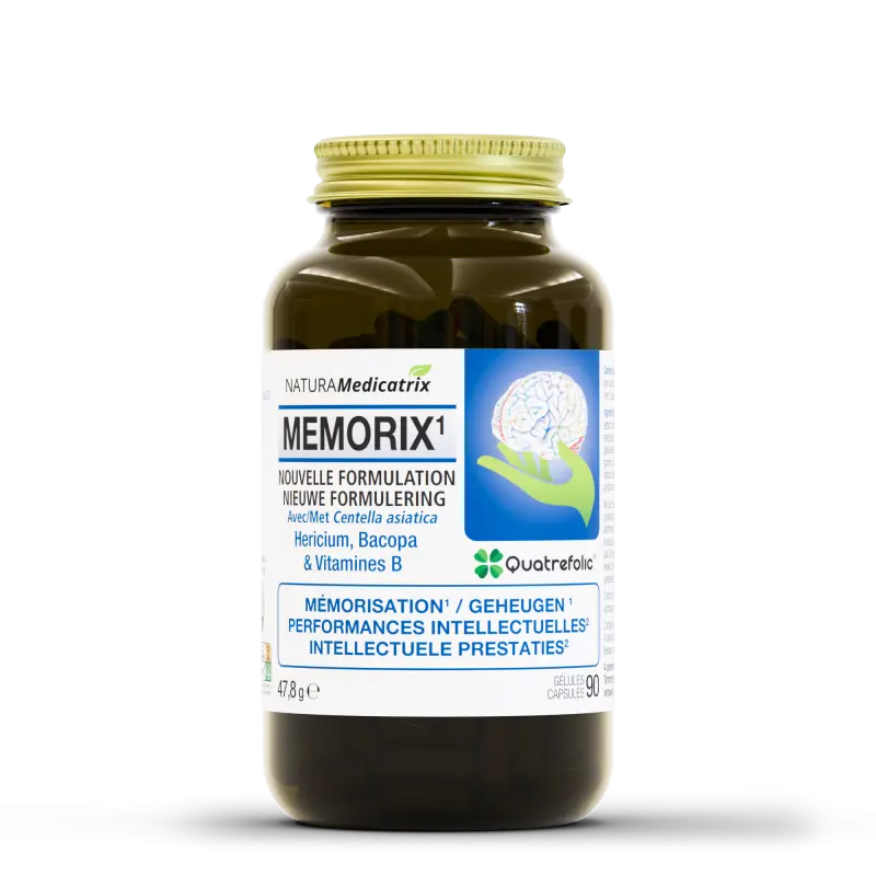 Memorix - 90 gélules - Concentration, mémoire, apprentissage