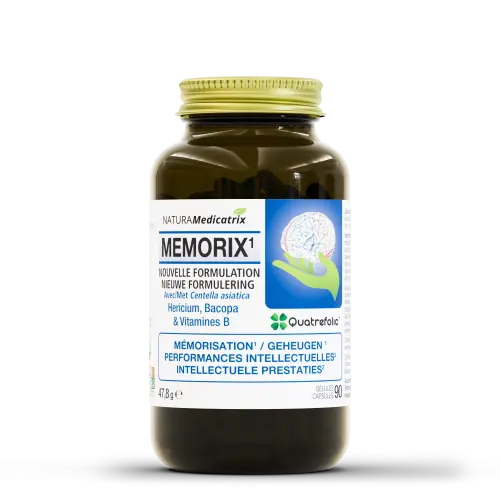 Memorix - 90 gélules - Concentration, mémoire, apprentissage