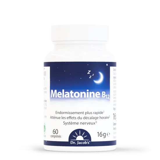 Melatonin B12 60 Tabletten – Schlaf | Dr. Jacob's