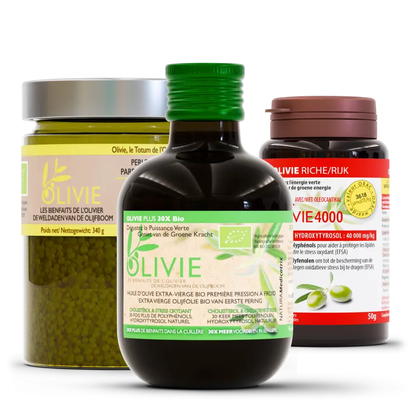 Pack Olivie - Nos huiles d’olive puissantes en anti-oxydants