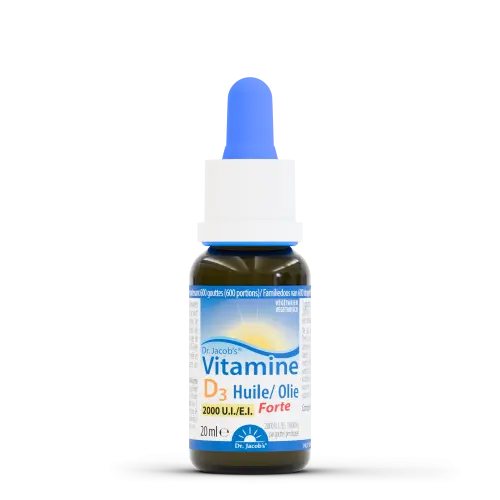 Vitamine D3 FORTE (2000 U.I. / goutte) - 20ml - NATURAMedicatrix
