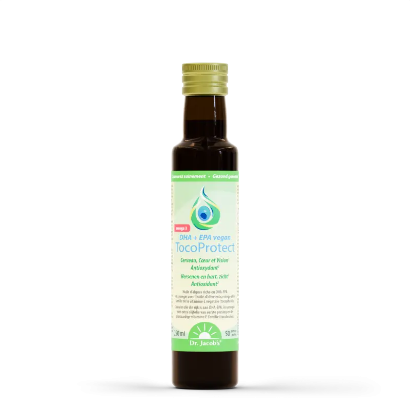 TocoProtect DHA + EPA vegan - Huile d’olive - 250ml