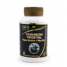 Charbon  Végétal Super Activé + Myrtille
