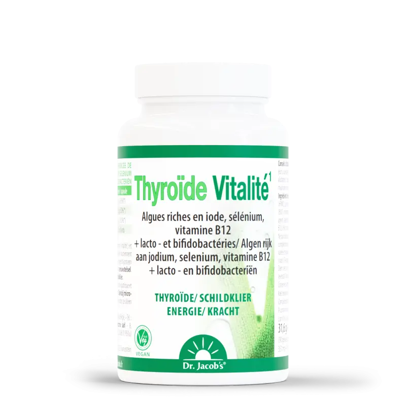 Thyroïde Vitalité - Iode naturel et sélénium pour la glande thyroïde