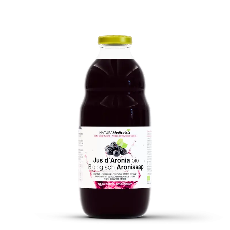Organic Aronia Juice - 1 L - NATURAMedicatrix