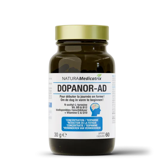 Dopanor-ad 60 capsules - dopamine en concentratie | NATURAMedicatrix