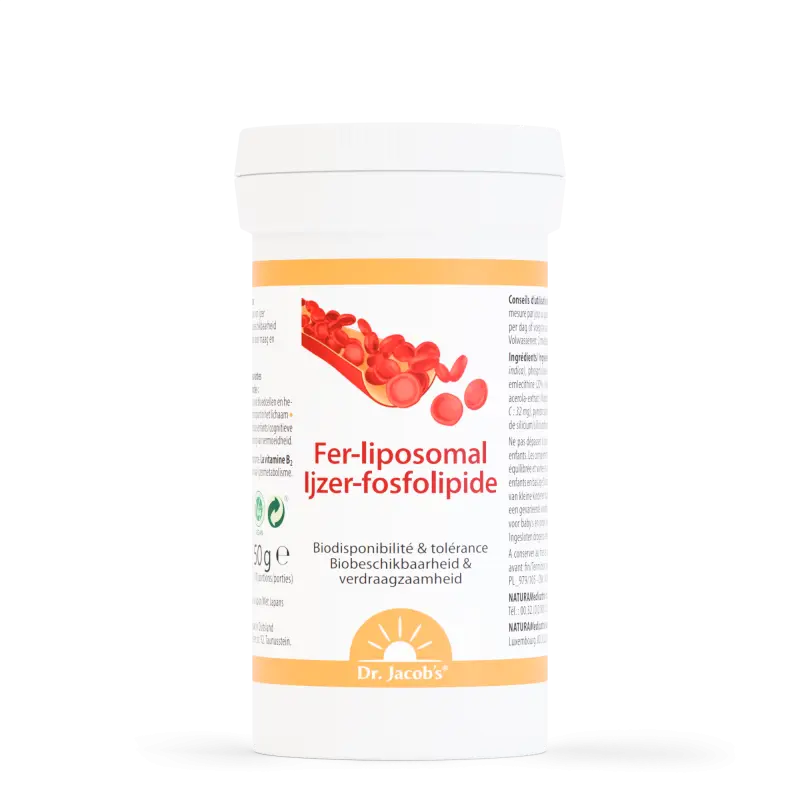 Liposomales Eisen — 100 Portionen — Dr. Jacob's®