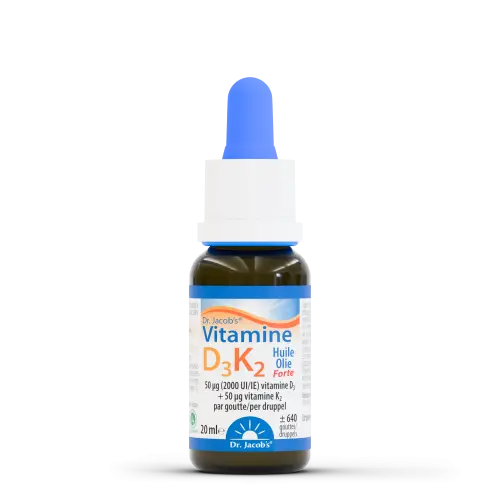 Vitamine D3K2 Forte (2000 UI - 50 µg)