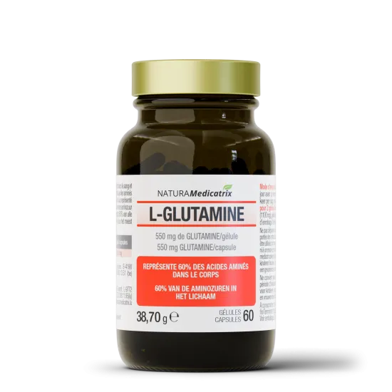 L-Glutamin 60 Kapseln – 550 mg pro Kapsel | NATURAMedicatrix