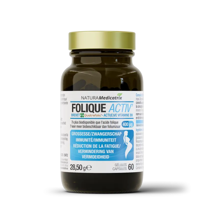Folique activ' (vitamine B9) — 60 gélules — Immunité