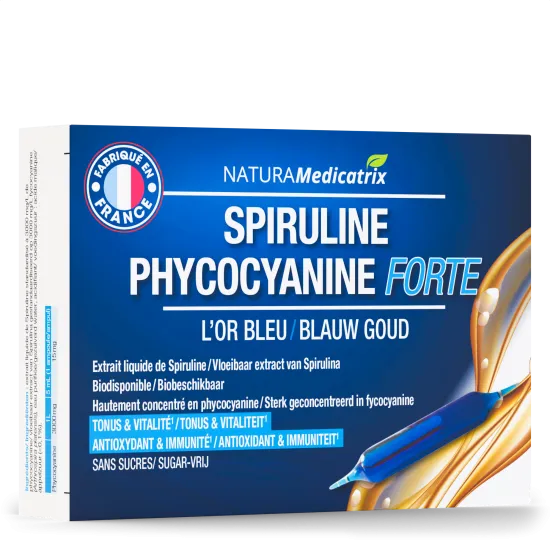 Spirulina Polycocyanin stark 20 Ampullen - Tonus & Immunität | NATURAMedicatrix