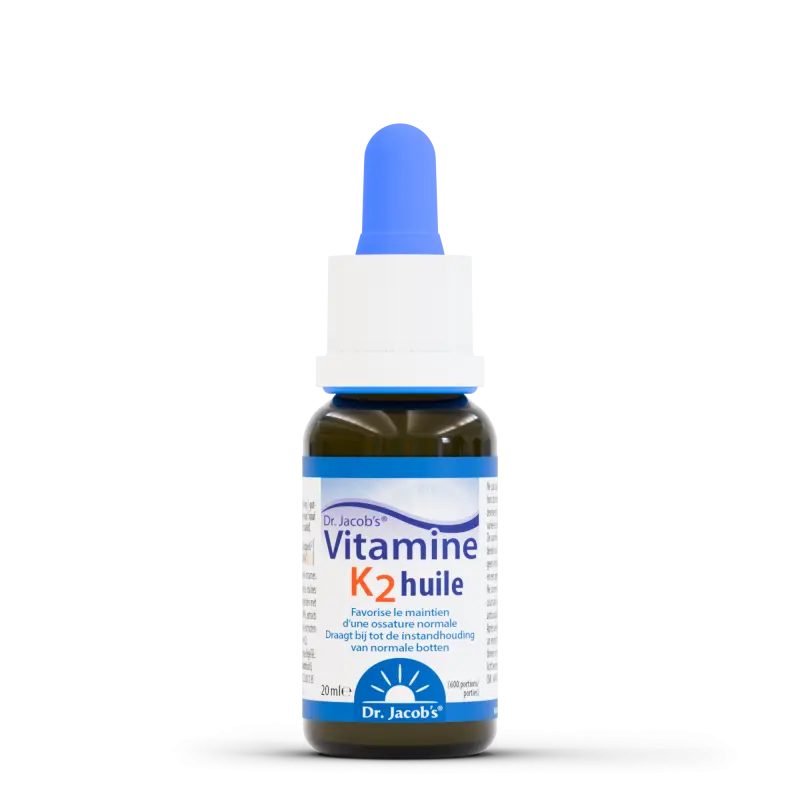 Vitamine K2 20 ml – MK-7 20 μg per druppel | Dr. Jacob's