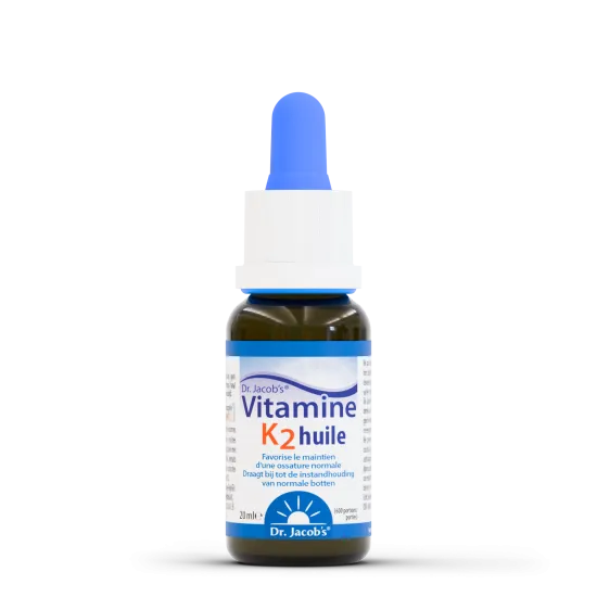 Vitamine K2 20 ml – MK-7 20 μg per druppel | Dr. Jacob's