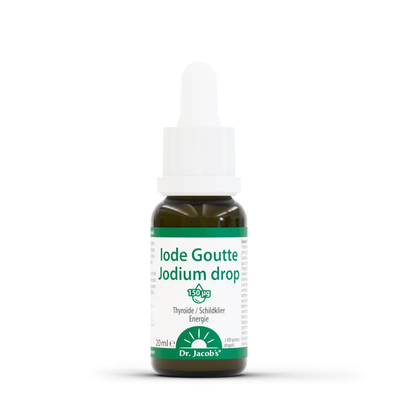 Jodiumdruppels 20 ml — Schildklier & hormonen | Dr. Jacob's