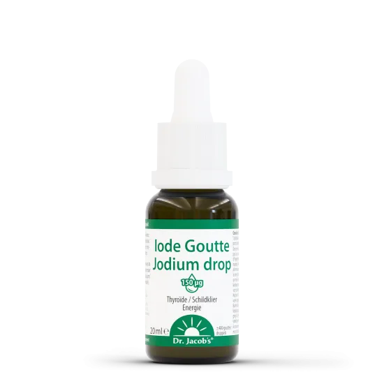 Jodiumdruppels 20 ml — Schildklier & hormonen | Dr. Jacob's