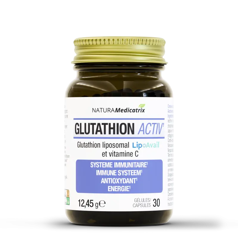 Glutathion activ' (forme liposomale) - 30 gélules - NATURAMedicatrix