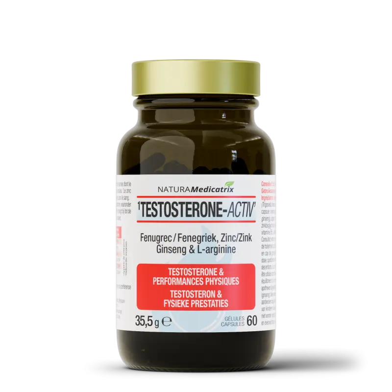 Testostérone activ' — 60 gélules — NATURAMedicatrix