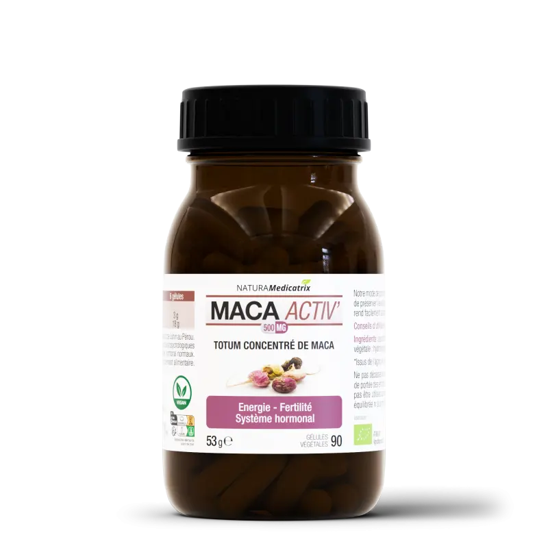 Maca activ' bio — 90 gélules — NATURAMedicatrix