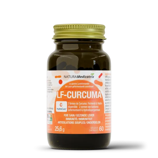 LF-Curcuma 60 capsules - Hydrocurc® & Curcuma fermented | NATURAMedicatrix
