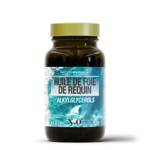 Huile de foie de requin — 120 capsules — NATURAMedicatrix