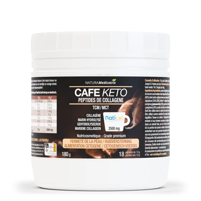 Keto Coffee 180 g - Marin & Skin Collageen | NATURAMedicatrix