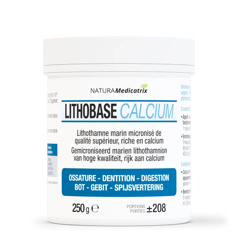 LithoBase Calcium — 250g — NATURAMedicatrix