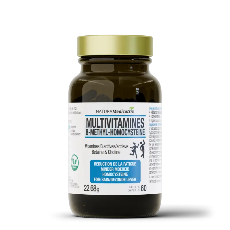 Multivitamines (B-Methyl-Homocysteine) — 60 gélules — NATURAMedicatrix