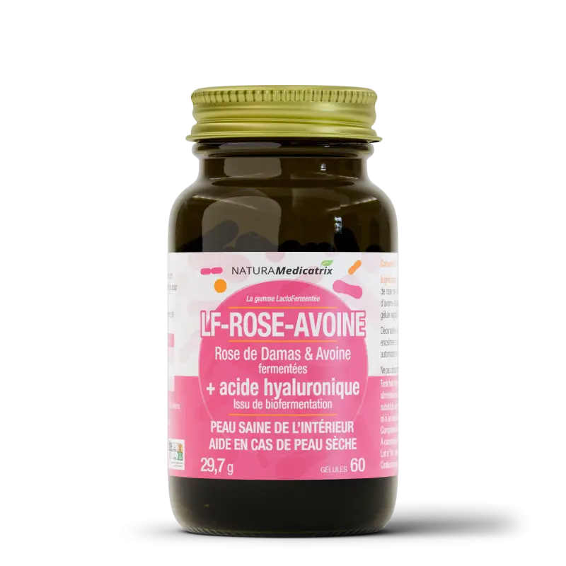 LF-Rose Avoine (+ acide hyaluronique) - 60 gélules - NATURAMedicatrix