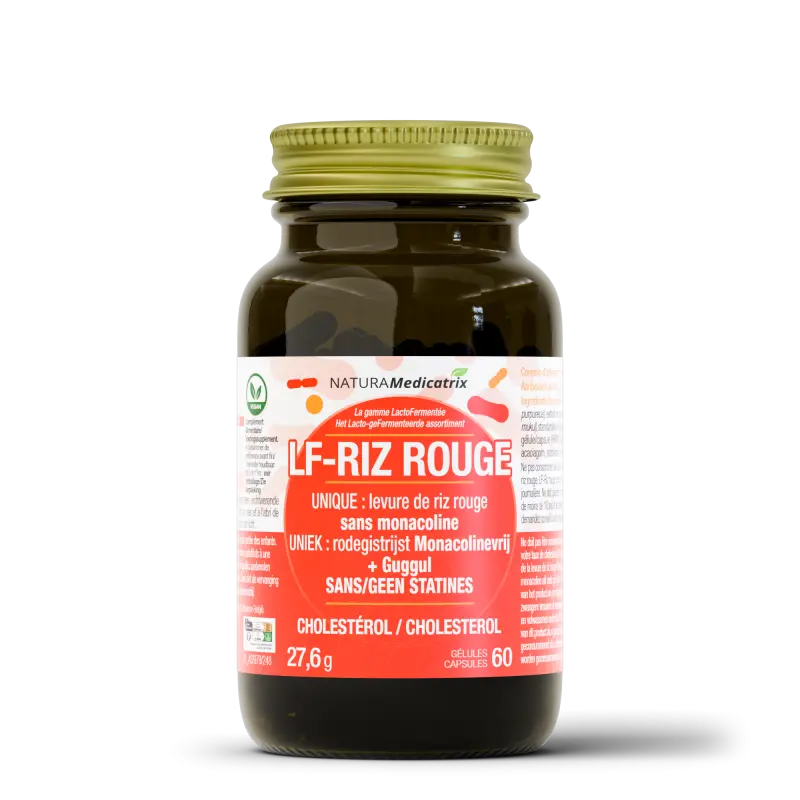 LF-RICE rot 60 Kapseln - ohne Monacoline K | NATURAMedicatrix
