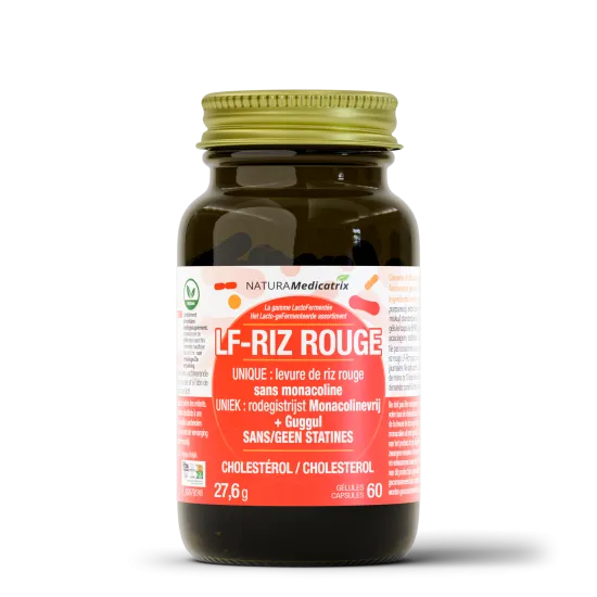 LF-Rice Red 60 Capsules - Without Monacoline K | NATURAMedicatrix