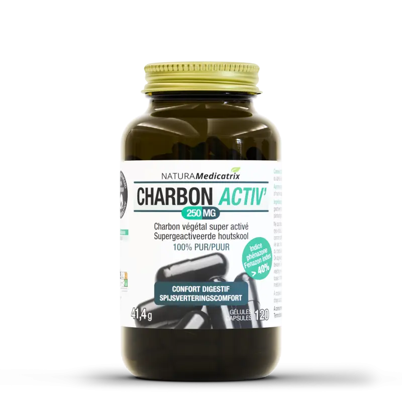 Charbon activ' — 120 gélules — Charbon végétal super activé