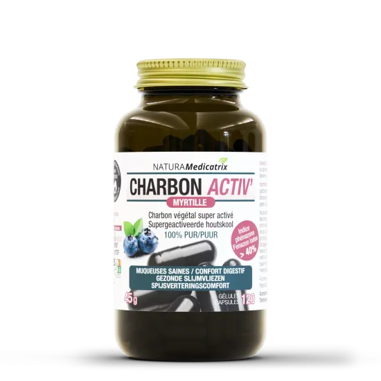 Charbon activ' Bosbes 120 capsules – Spijsvertering | NATURAMedicatrix