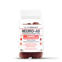 Neuro-AD Gummies (fraise et framboise) — 60 gummies — NATURAMedicatrix