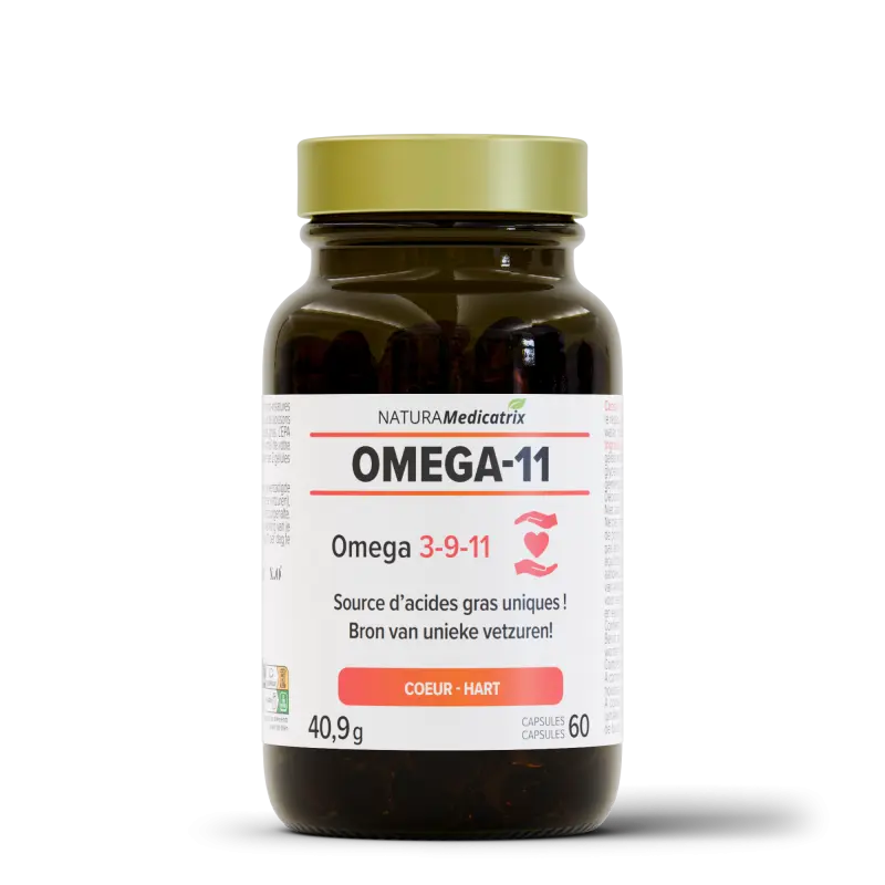 Omega-11 60 Kapseln - Omega 3, 9 & 11 für das Herz | NATURAMedicatrix