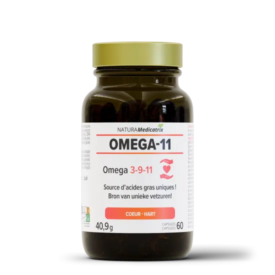 Omega-11 60 Kapseln - Omega 3, 9 & 11 für das Herz | NATURAMedicatrix