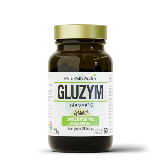Gluzym 60 Kapseln - Verdauung von Enzymen & Gluten | NATURAMedicatrix