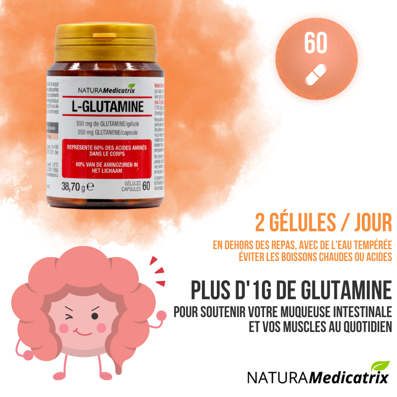 PHARM NATURE MICRONUTRITION L-Glutamine 60 Gélules