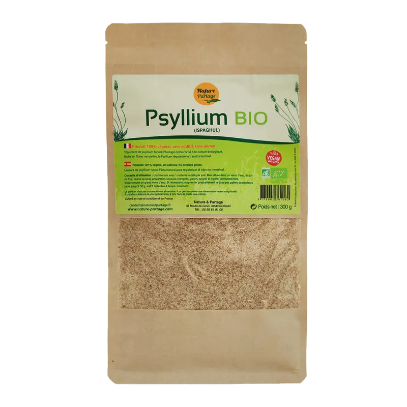 Psyllium blond bio - 300g - Nature & Partage