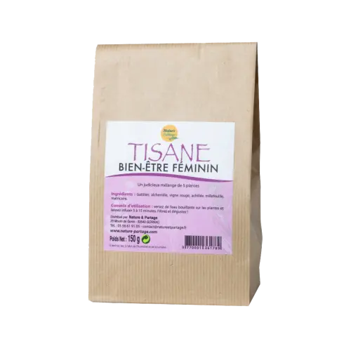 Tisane bien-être féminin - 150g - Nature & Partage