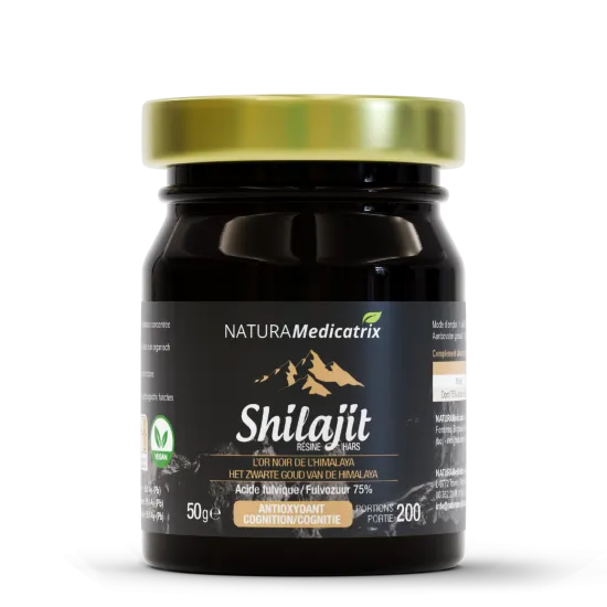 Shilajit-Harz 50 g - 75% Fulvsäure | NATURAMedicatrix