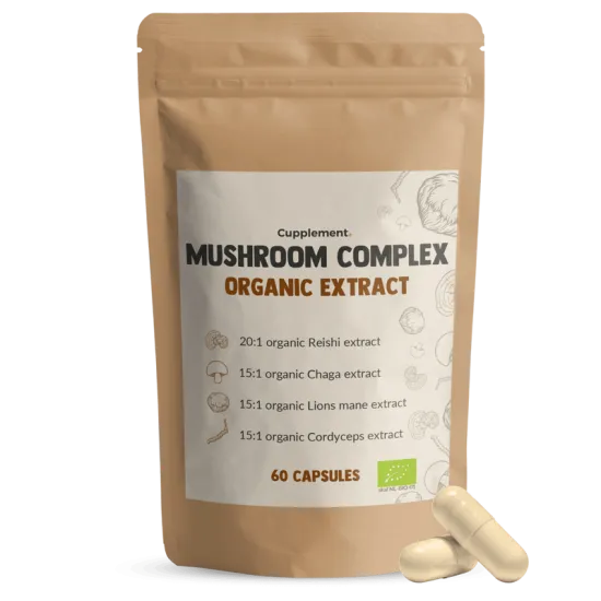 Mushroom complex (bio paddenstoelen) - 60 capsules - Cupplement