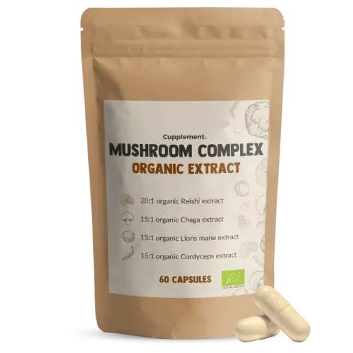Mushroom complex (complexe champignons bio) - 60 gélules - Cupplement