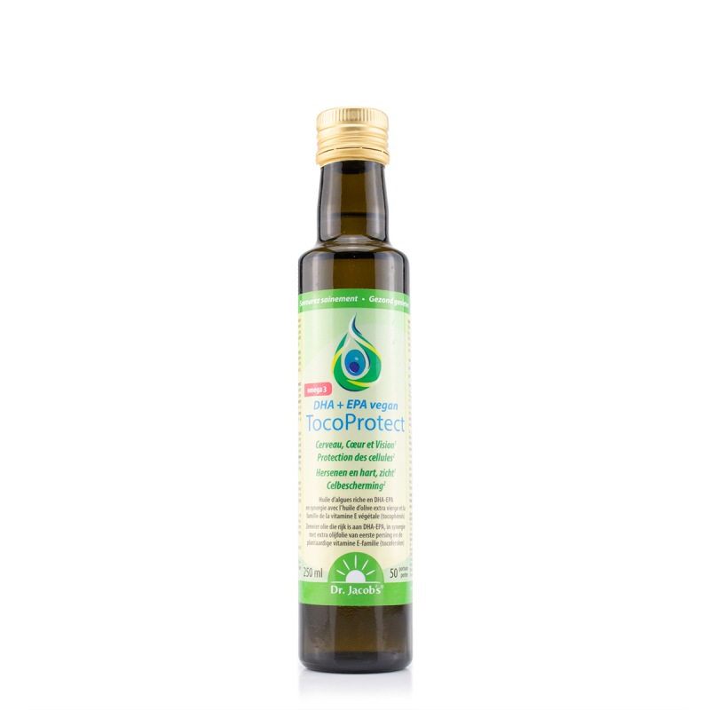 TocoProtect (DHA + EPA vegan) — Huile d'olive extravierge — 250ml