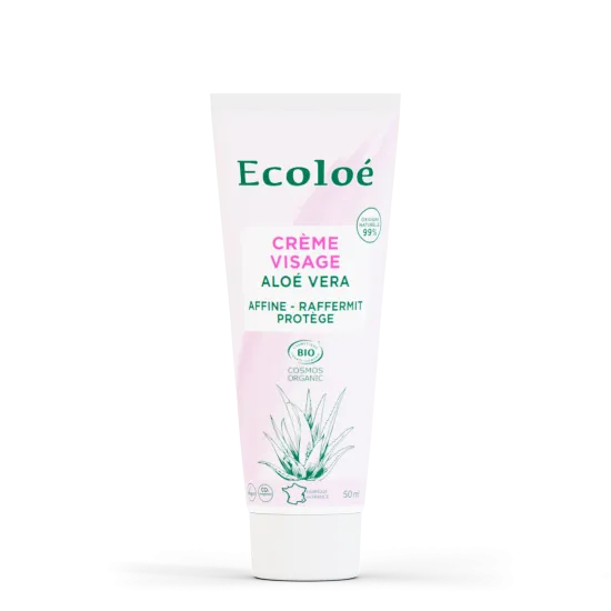Gezichtscrème - Bio Aloë Vera - 50 ml - Ecoloé