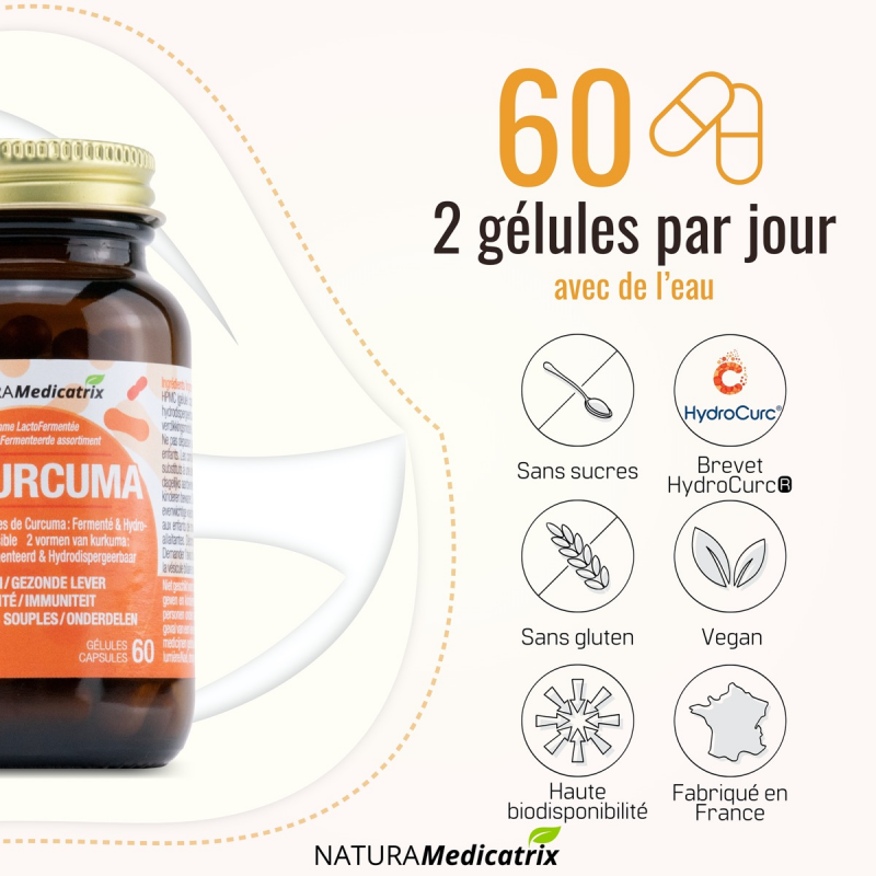 ▷ LF-GINGEMBRE — 60 gélules — NATURAMedicatrix