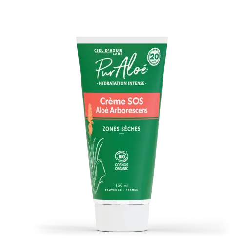 Crème SOS Bio (Aloé Arborescens) - 150ml - Pur'Aloé