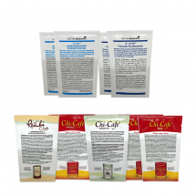 9x samples (Chi-Cafe® + Alkalizing Formulas)