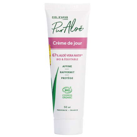 Organic day cream with Aloe Vera
