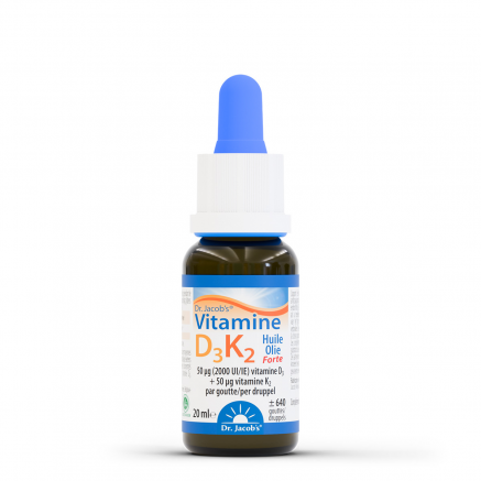 Vitamine D3K2 Forte (2000 UI - 50 µg)