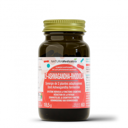 LF-ASHWAGANDHA-RHODIOLA — 60 gélules — NATURAMedicatrix
